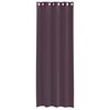 vidaXL Voile Curtains with Grommets 2 pcs Purple 140x300 cm