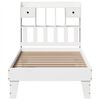 vidaXL Bed Frame without Mattress White 90x200 cm Solid Wood Pine
