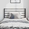 vidaXL Metal Replace Headboard Black 100 cm