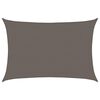 vidaXL Sunshade Sail 160 g/m&sup2; Anthracite 5x6 m HDPE