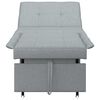 vidaXL Sofa Bed Light Grey 194 x 50 x 82 cm Plywood