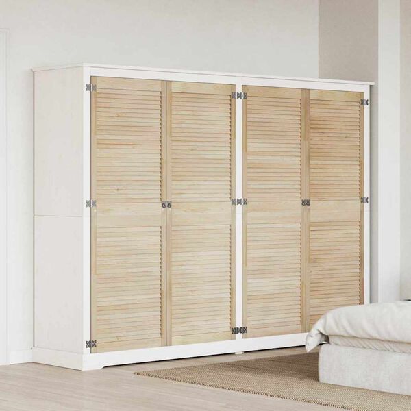 vidaXL Cabinet Door 4 pcs Natural 170 x 59.5 x 2.1 cm Solid pine wood