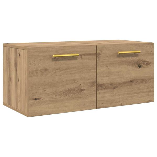 vidaXL Wall Cabinet Artisan oak 80 x 36.5 x 35 cm Engineered wood