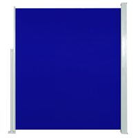 vidaXL Patio Retractable Side Awning 160x300 cm Blue
