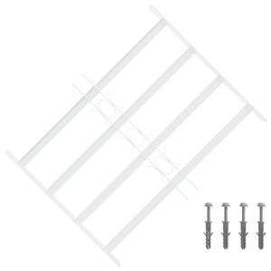 vidaXL Security Grille for Windows with 4 Crossbars 3 pcs 43-74 cm