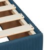 vidaXL Bed Frame without Mattress Blue 140x190 cm Velvet