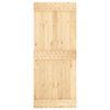 vidaXL Door NARVIK Natural 85 x 210 cm Solid Pine Wood