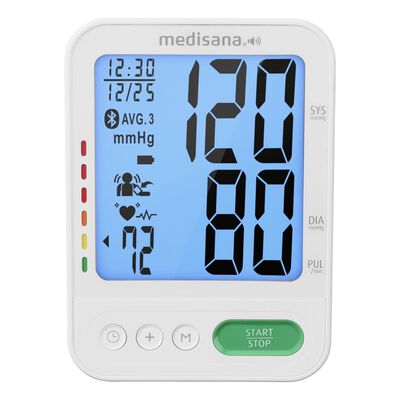 Medisana Upper Arm Blood Pressure Monitor with Voice Function BU 586 voice White