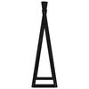 vidaXL Clothes Rack Black 100x45x150 cm Solid Wood Pine