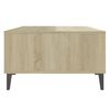 vidaXL Coffee Table White and Sonoma Oak 103.5x60x35 cm Engineered Wood