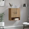vidaXL Wall-Mounted Cabinet Wall-mounted Artisan Oak 60 x 31 x 70 cm