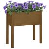 vidaXL Garden Planters 2 pcs Honey Brown 70x31x70 cm Solid Pinewood