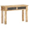 vidaXL Console Table with Drawers 120x35x75 cm Solid Mango Wood