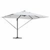 vidaXL Umbrella Manual Sand 352 x 251 x 265 cm Polyester and Aluminium