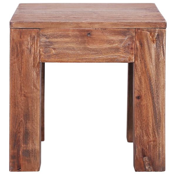 vidaXL Coffee Table 30x30x30 cm Solid Mahogany Wood