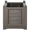 vidaXL Flower Box Grey 80x42.5x42 cm PP