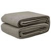 vidaXL Tent Carpet Folding Manual Light Grey 200 x 200 cm Polyethylene