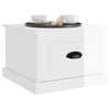 vidaXL Coffee Table High Gloss White 50x50x35 cm Engineered Wood