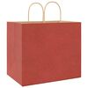 vidaXL Paper Bags 50 pcs with Handles Red 32x22x28 cm