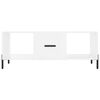 vidaXL Coffee Table High Gloss White 102x50x40 cm Engineered Wood