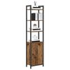 vidaXL Book Cabinet Old Wood 40 x 24 x 161 cm Engineered Wood