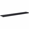 vidaXL Window Sill Anthracite with Wood Grain 120 x 25 x 4.5 cm PVC