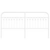 vidaXL Metal Headboard White 180 cm