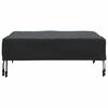 vidaXL Table Cover Plain Black 72 x 72 x 15 cm Fabric