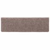 vidaXL Stair Mats Self-adhesive 20 pcs 65x21x4 cm Light Brown Rectangular Edge