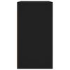 vidaXL Cosmetic Cabinet Black 80x40x75 cm Engineered Wood
