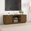 vidaXL TV Cabinet Honey Brown 110x35x40.5 cm Solid Wood Pine