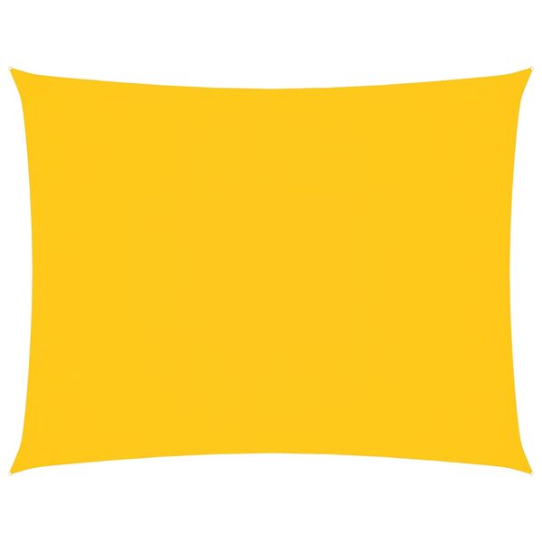 vidaXL Sunshade Sail Oxford Fabric Rectangular 3.5x5 m Yellow