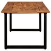 vidaXL Garden Table with U-shaped Legs 180x90x75 cm Solid Acacia Wood