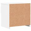 vidaXL Bedside Cabinets 2 pcs High Gloss White 40x30x39 cm Engineered Wood