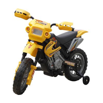 vidaXL Children Motor Yellow and Black