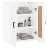 vidaXL Wall Mounted Cabinet White 69.5x34x90 cm Engineered Wood