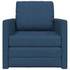 vidaXL Sofa Bed Blue 74 x 77 x 81 cm Fabric