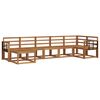 vidaXL Outdoor Sofa Set 7 pcs Natural Solid Acacia Wood