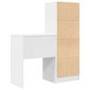 vidaXL Desk with Drawer 2 pcs White