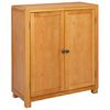 vidaXL Cabinet with Storage Brown 80 x 35 x 95 cm Solid Oak Wood