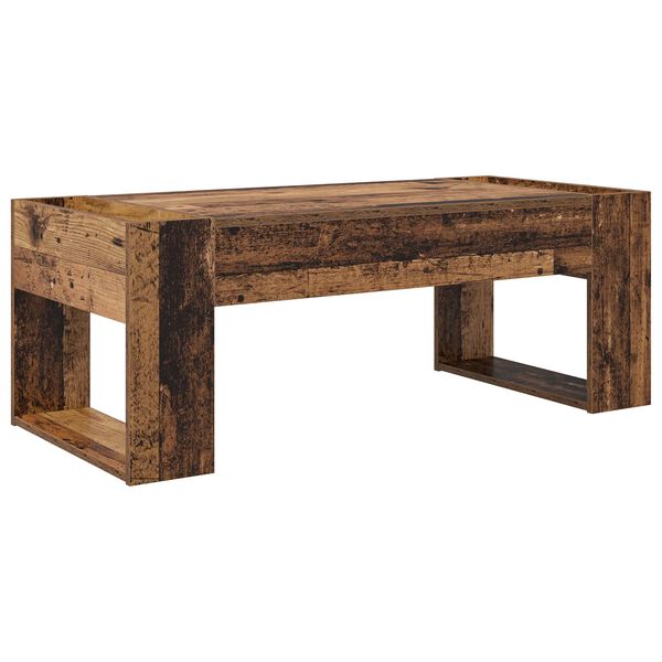vidaXL Coffee Table Old Wood 110 x 50 x 41 cm Engineered Wood