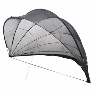 vidaXL Pool Dome 592 x 590 x 275 cm 185T polyester with PU coating