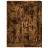 vidaXL Wall Mounted Cabinet Smoked Oak 69.5x34x90 cm Engineered Wood