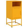 vidaXL Bedside Cabinets 2 pcs Mustard Yellow 36x39x78 cm Steel