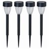 Luxform Solar LED Garden Light Montpellier 4 pcs Black