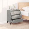 vidaXL Sideboard Concrete Grey 60x35x70 cm Engineered Wood