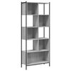 vidaXL Bookcase Grey Sonoma 72x28x172 cm Engineered Wood