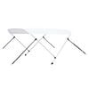 vidaXL 2 Bow Bimini Top White 180x130x110 cm