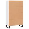 vidaXL Highboard White 69.5x31x115 cm Engineered Wood