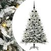 vidaXL Artificial Pre-lit Christmas Tree with Ball Set Green 150 cm